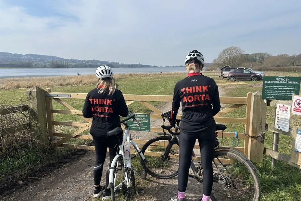 THINK AORTA charity bike ride honours Keynsham mum's memory