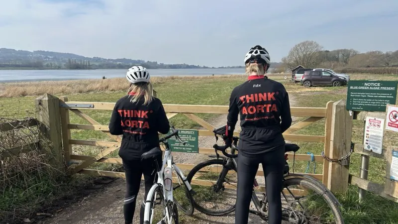 THINK AORTA charity bike ride honours Keynsham mum's memory