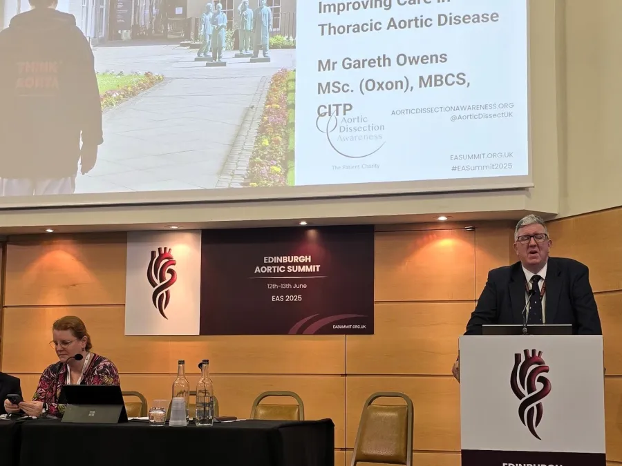 Patients & charities an integral part of the 1st Edinburgh Aortic Summit