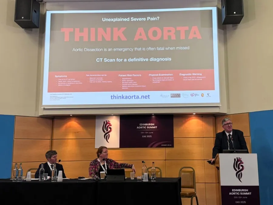 Patients & charities an integral part of the 1st Edinburgh Aortic Summit