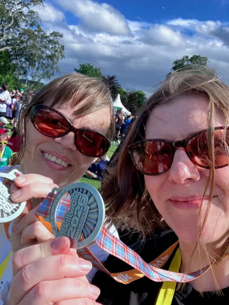 Walking for Awareness: April and Laura Take on the Aberdeen Kiltwalk