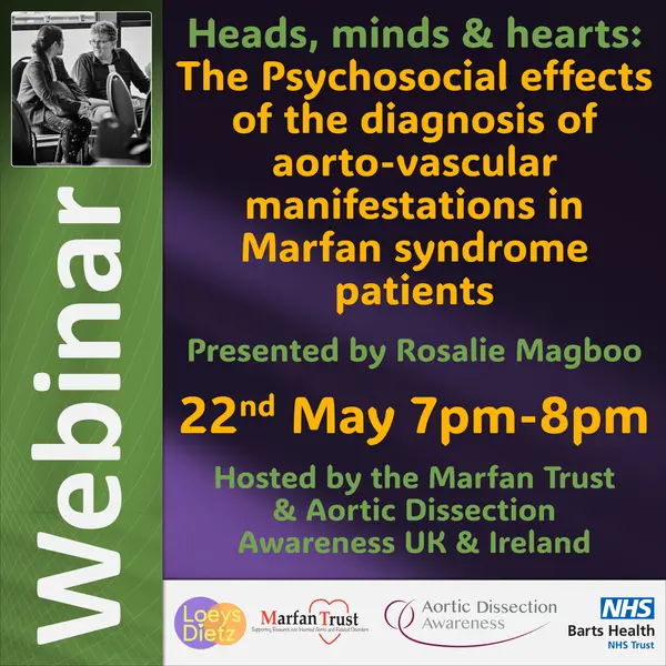 Heads, Minds & Hearts: Psychosocial aspects of an aorto-vascular diagnosis in Marfan