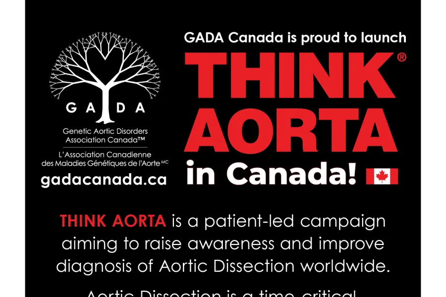 Life-saving THINK AORTA campaign launched in Canada