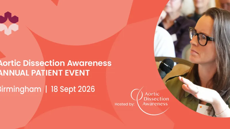 Aortic Dissection Awareness - Annual Patient Event 2026
