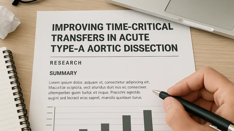 Improving Time-Critical Transfers in Acute Type-A Aortic Dissection: Insights from a UK Audit