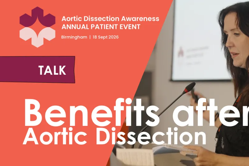 What benefits and financial support are available after Aortic Dissection?