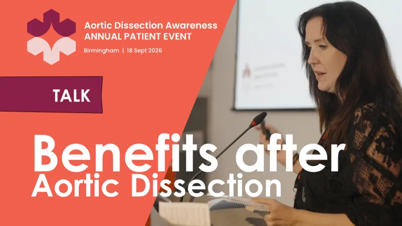 What benefits and financial support are available after Aortic Dissection?