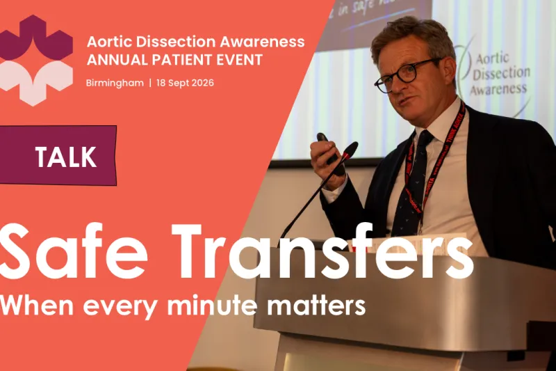 Safe Transfers - Dr Alistair Hellewell explores the challenges of safely transferring Aortic Dissection patients to specialist care.